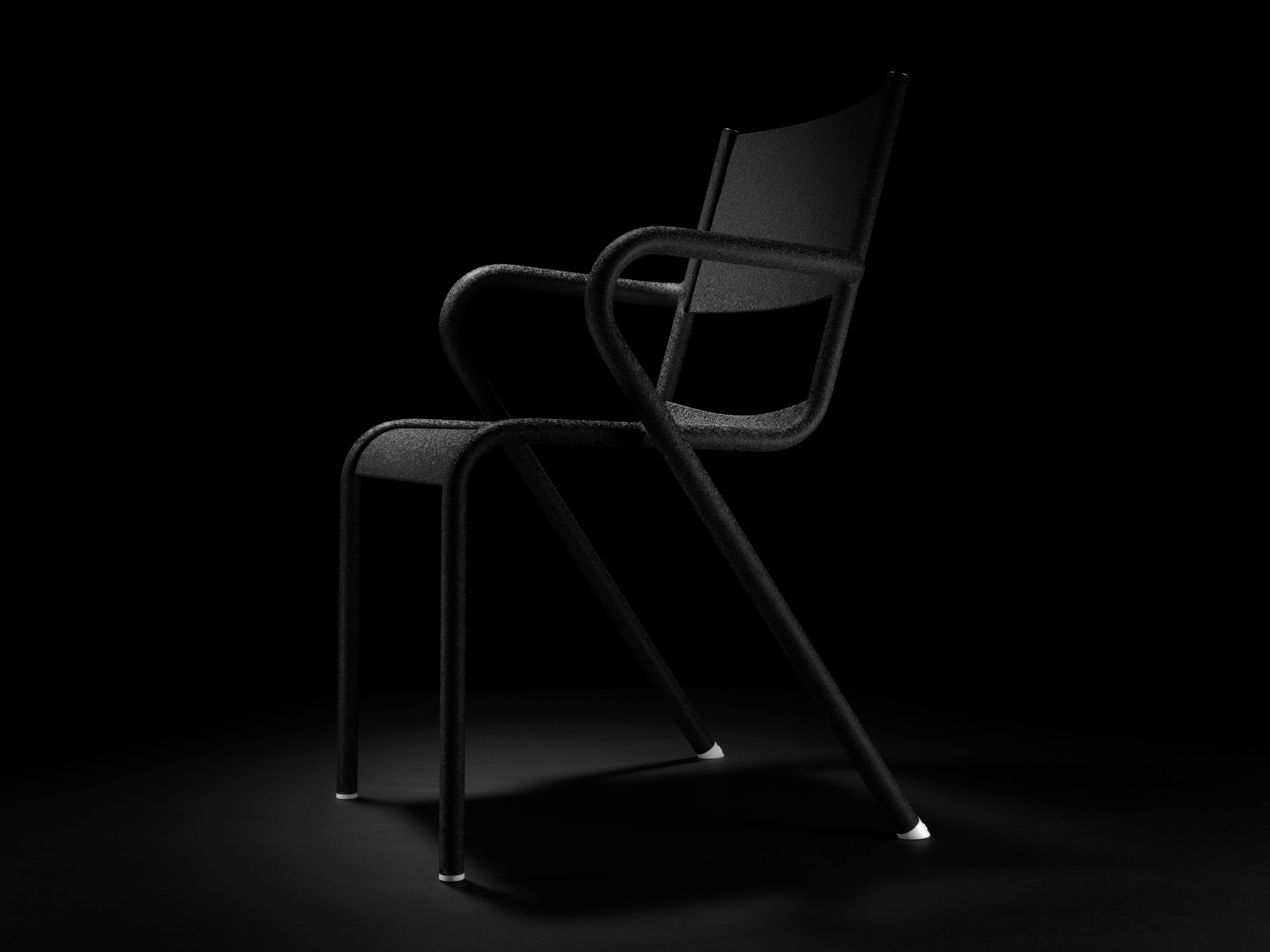 Алюминиевый стул с подлокотниками PF Stile V12 ARCH-00014410 - Вид №2