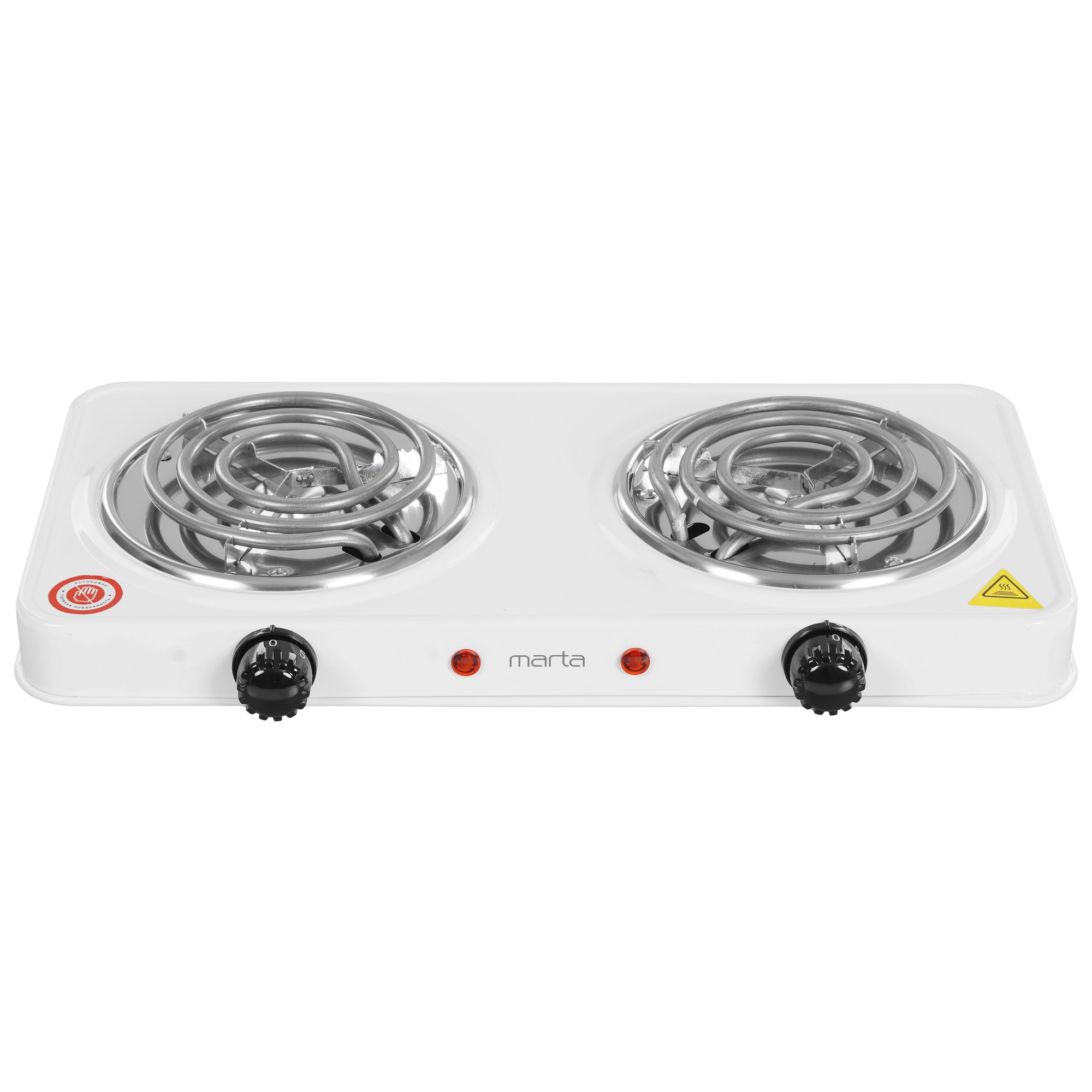 9177366 Плита компактная электрическая Marta MT-HP4233A белый STDN-0142563 - Вид №1