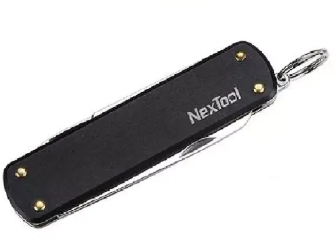 90506733 Нож складной многофункциональный NEXTool EDC Portable Blade 3049388, цвет черный STLM-0838388