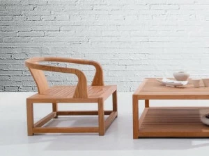 MOBIKA GARDEN Садовое кресло из тика с подлокотниками Andaman