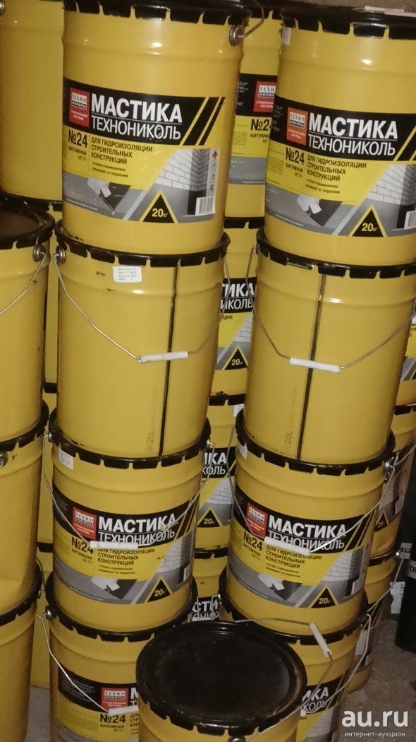 Мастика гидроизоляционная Технониколь №24 МГТН 20кг ТеноНиколь 13696 - Вид №2