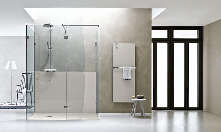 ARBLU Прямоугольная душевая кабина из алюминия и стекла с распашной дверцей Elite sun-id-1491475 - Вид №1