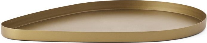 5007002 Поднос для павлина Medium Brass Normann Copenhagen 