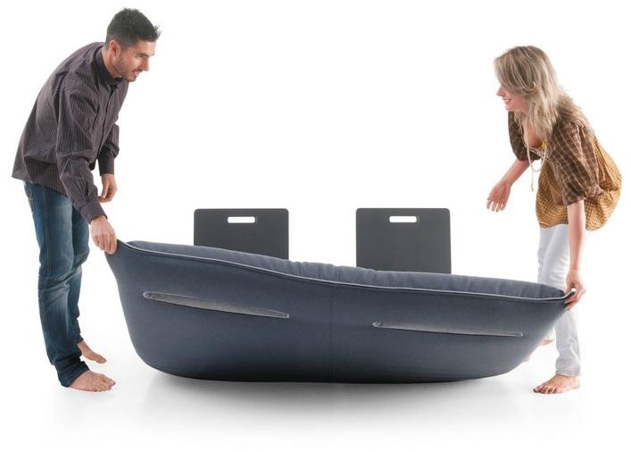 Lago Двухместный диван / матрас из хлопкового футона Chama sun-id-1513095 - Вид №2