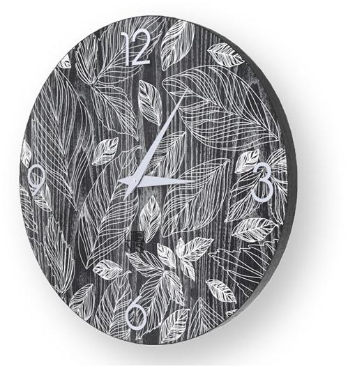 LIGNIS® Настенные часы из дерева с лепниной Dolcevita nature 10.055 / 10.133 - Вид №1