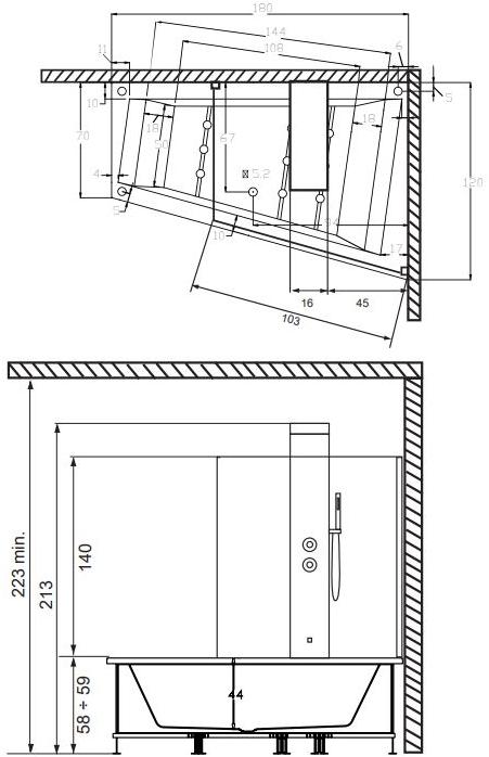 Gruppo Geromin Джакузи с душем Era sun-id-1477023 - Вид №3