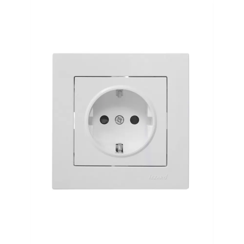 Розетка LEZARD Vesna с защитой от детей, белая 84408516 STLM-1571915 - Вид №3