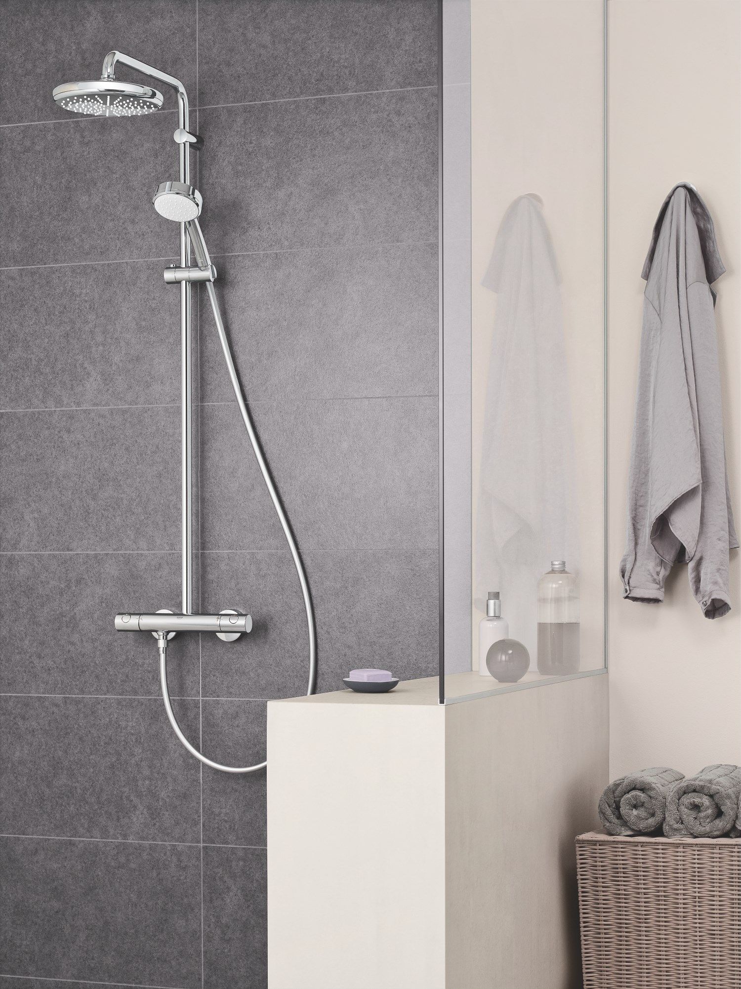Термостатическая настенная душевая колонна Grohe Storm Cosmopolitan 100 ARCH-00096370 - Вид №2