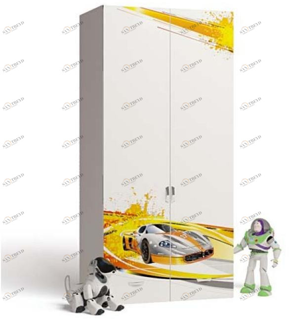 Шкаф ABC-KING 2х дверный Champion , белый 4631148283909