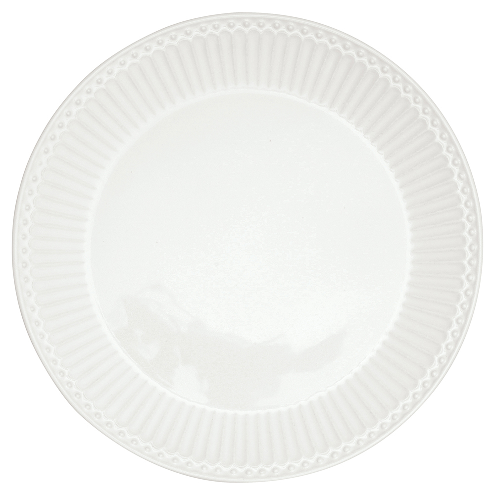 STWPLAAALI0106 Тарелка Alice White Greengate SS2020 