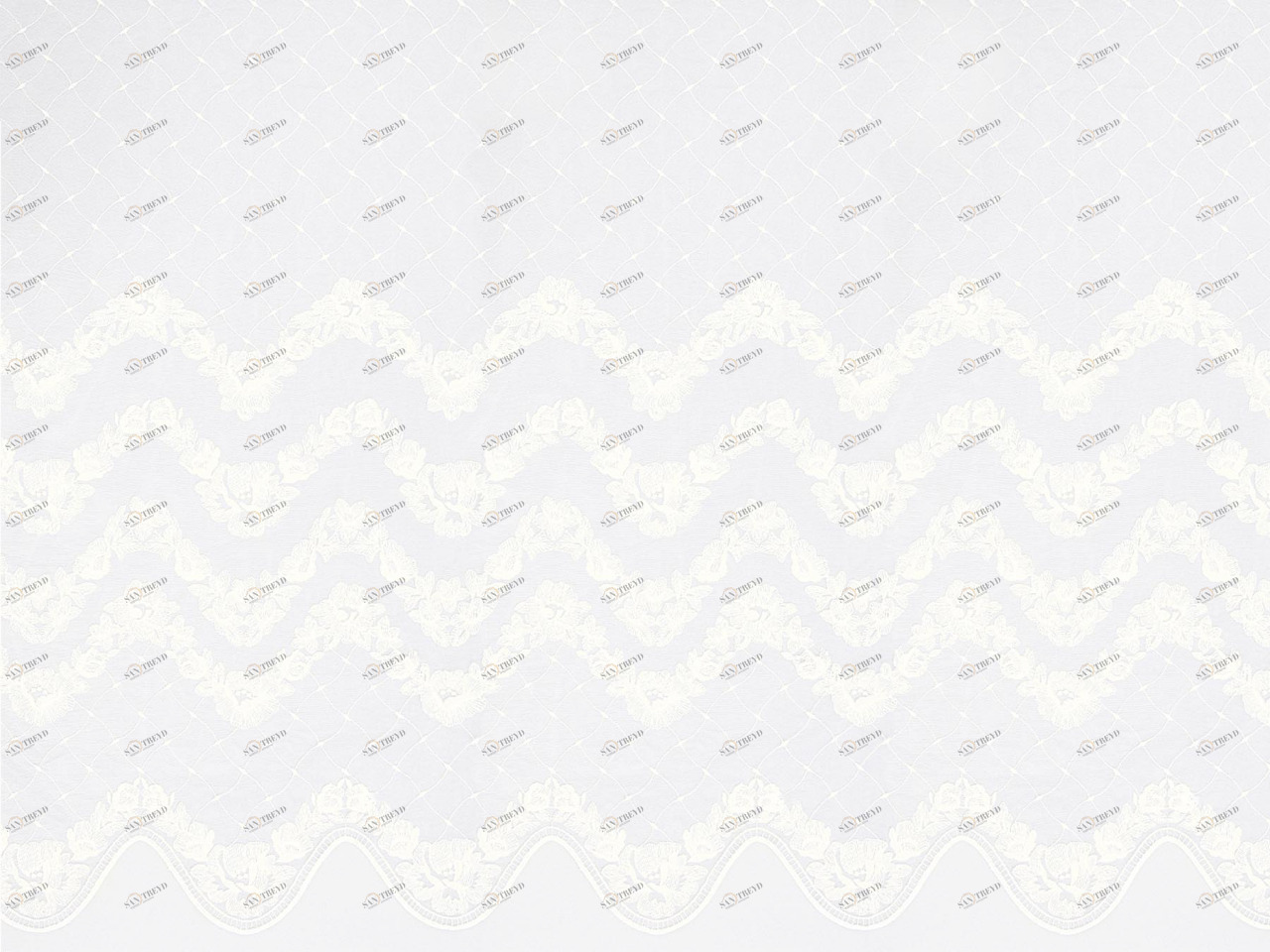 COLORISTICA 2469-11 Портьерная ткань  Тюль  Caprice Белый 