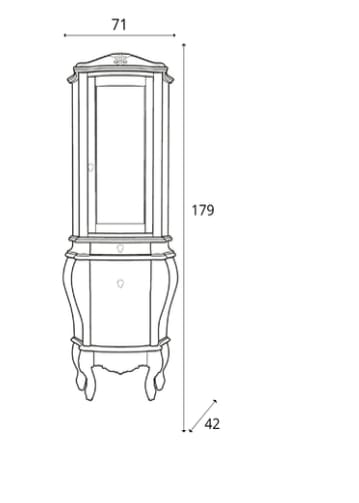 Напольный умывальник с ящиками Gaia Mobili Classic ARCH-00092201 - Вид №3