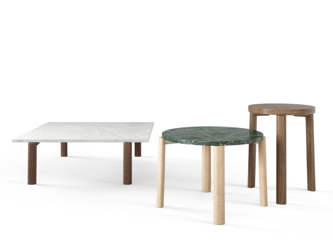 Круглый журнальный столик с мраморным верхом Novamobili ARCH-00107681