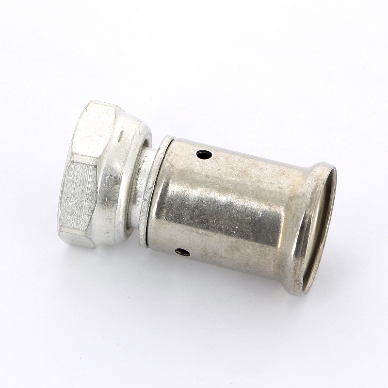 Муфта пресс-В с накидной гайкой оловянное покрытие HENCO 16x1/2" 26P16ZA - Вид №2