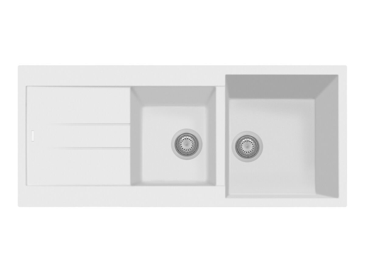 2-х сливная раковина из композитного материала с поддоном TASCA композитные раковины ARCH-00068358 - Вид №1