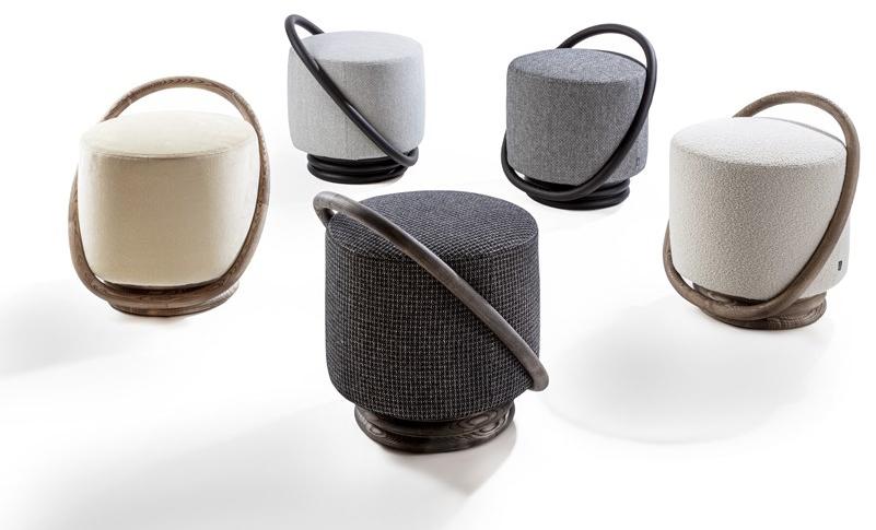 Porada Пуф из круглой ткани с обивкой Twenty sun-id-1509561 - Вид №2