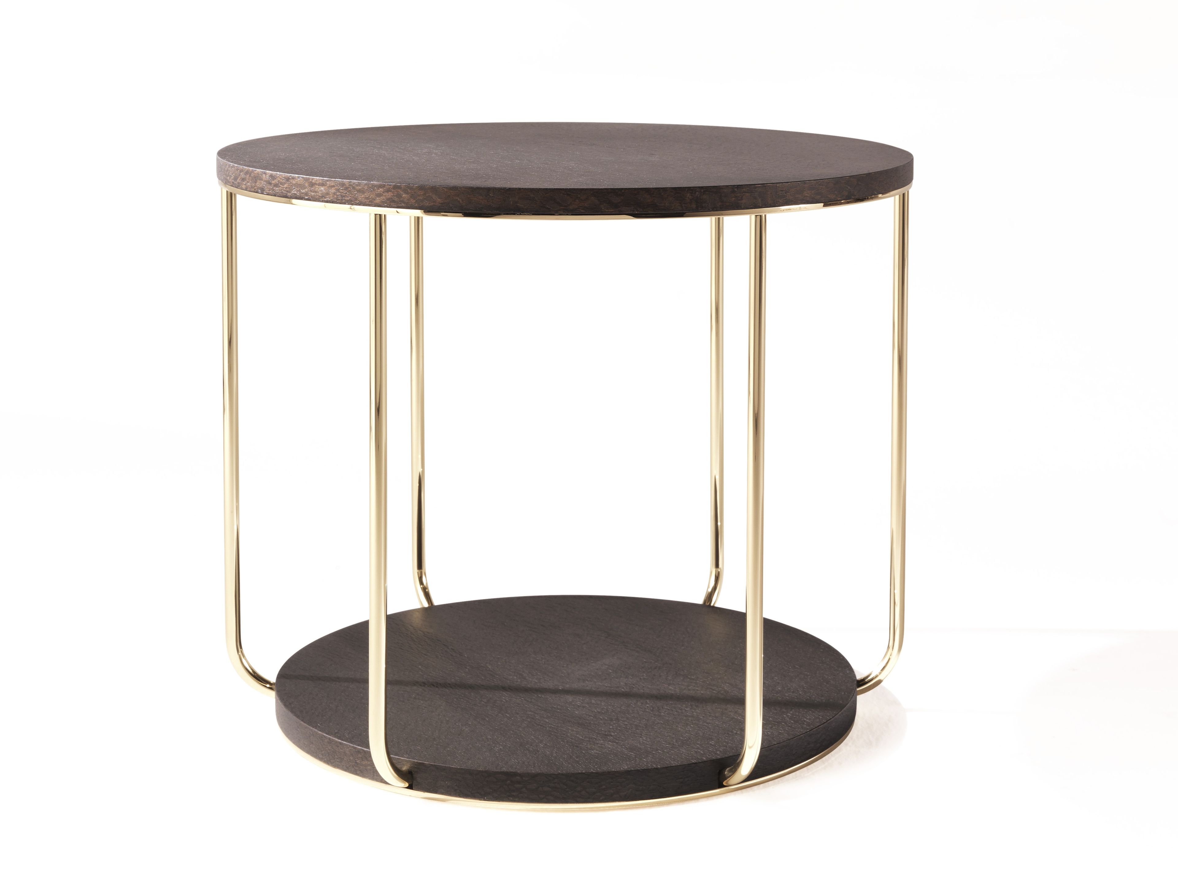 Круглый деревянный журнальный столик ETRO Home Interiors Ambar ARCH-00068566 - Вид №2