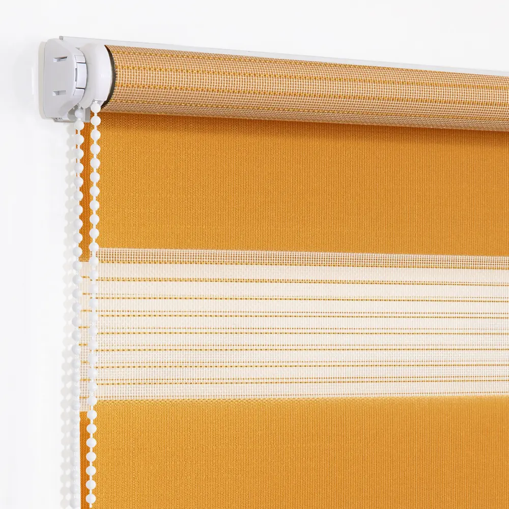 Штора рулонная день-ночь Мелоди 70x175 см охра MIAMOZA STLM-2091002 - Вид №1