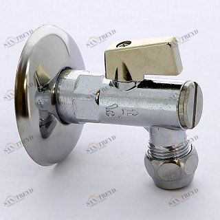 Кран шаровый ITAP угловой с фильтром, розеткой и соединителем для медной трубки 10x1/2" 90612