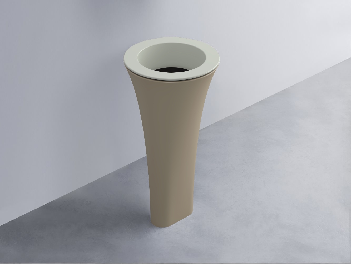 AMLA45-PM+AMPILT-LV+AMCOLT-AV Раковина Amedeo Tondo отдельностоящая cielo Enjoy + Amedeo Ceramica Cielo