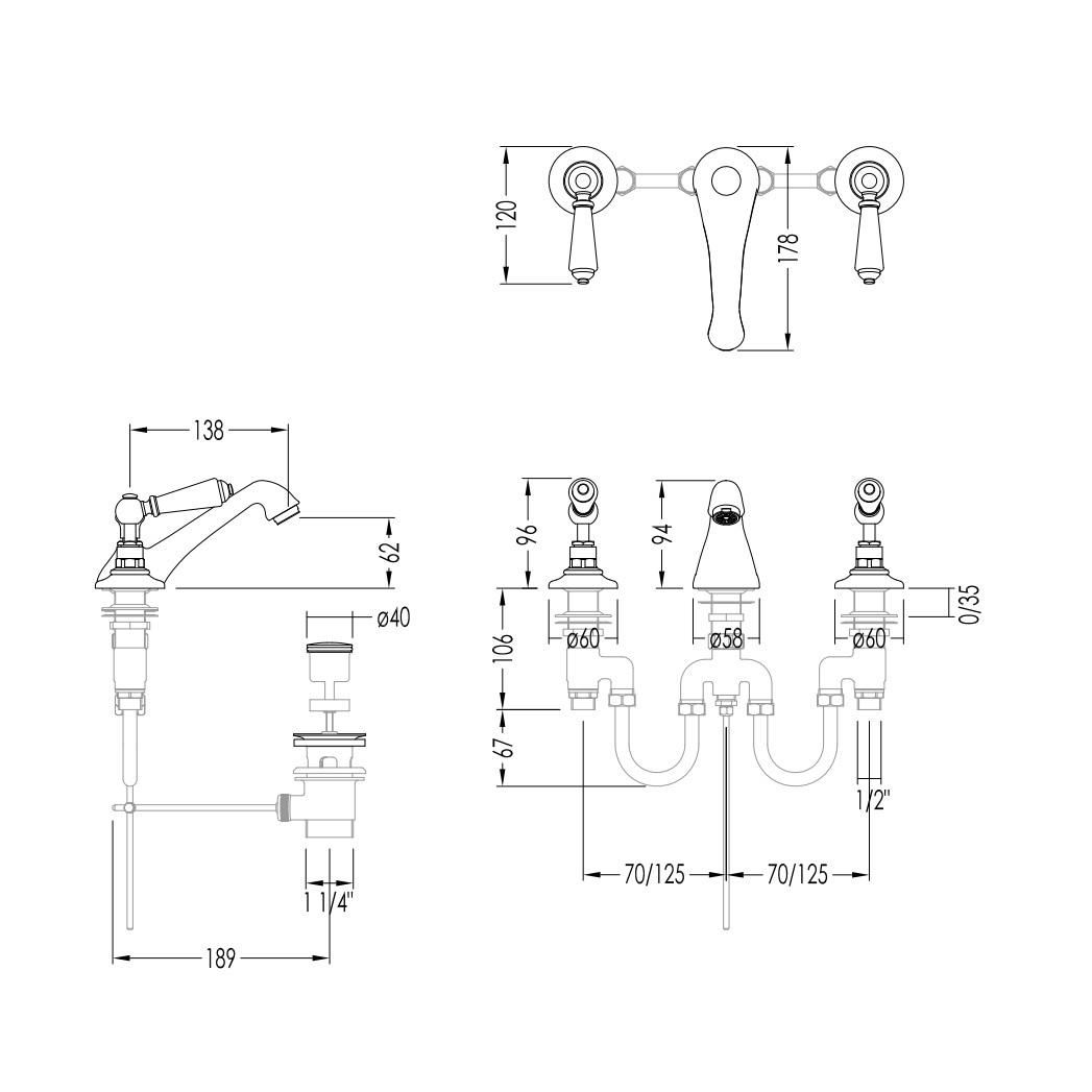 Смеситель / Black dandy Devon&Devon sun-id-377968 - Вид №2