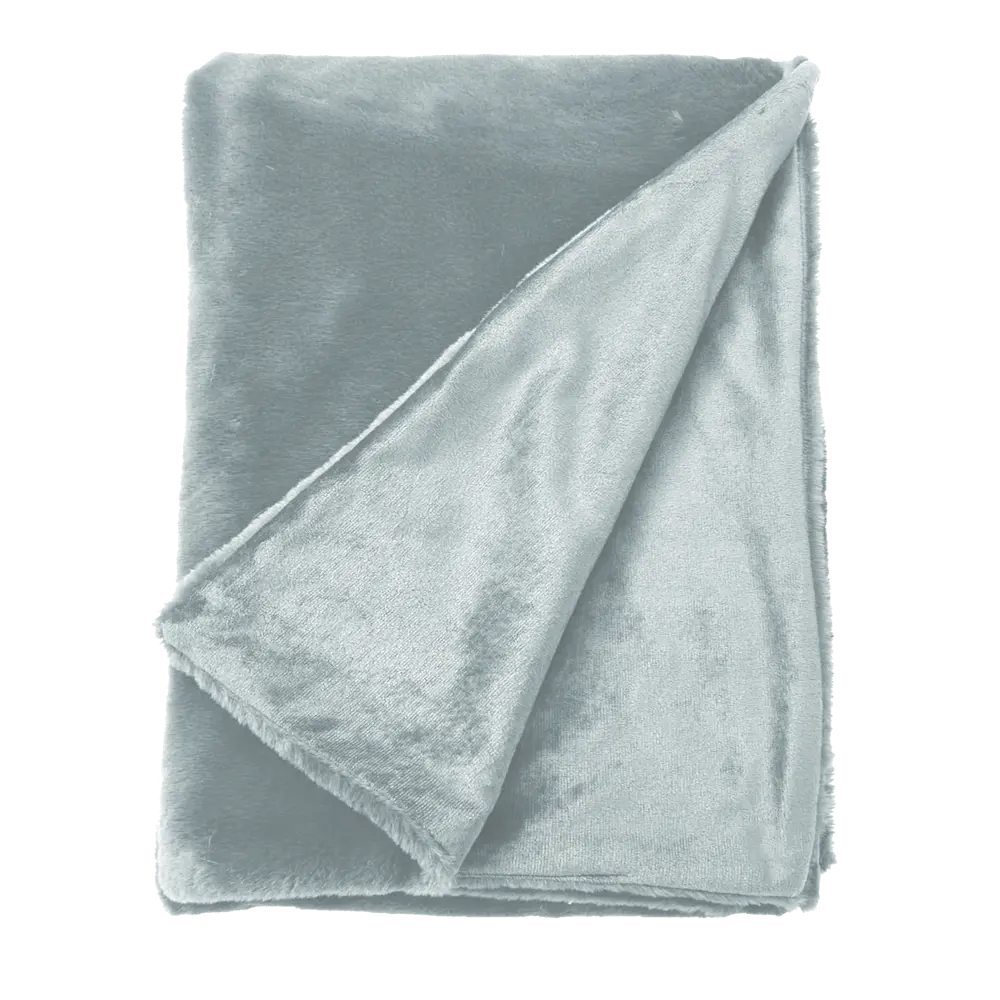 Плед INSPIRE Enalie Aqua из искусственного меха светло-голубой 83367908 STLM-1563691