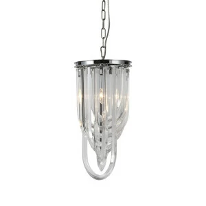 Подвесной светильник Murano S chrome от Delight Collection KR0116P(S) DELIGHT COLLECTION ДИЗАЙНЕРСКИЕ 243902 Прозрачный;хром