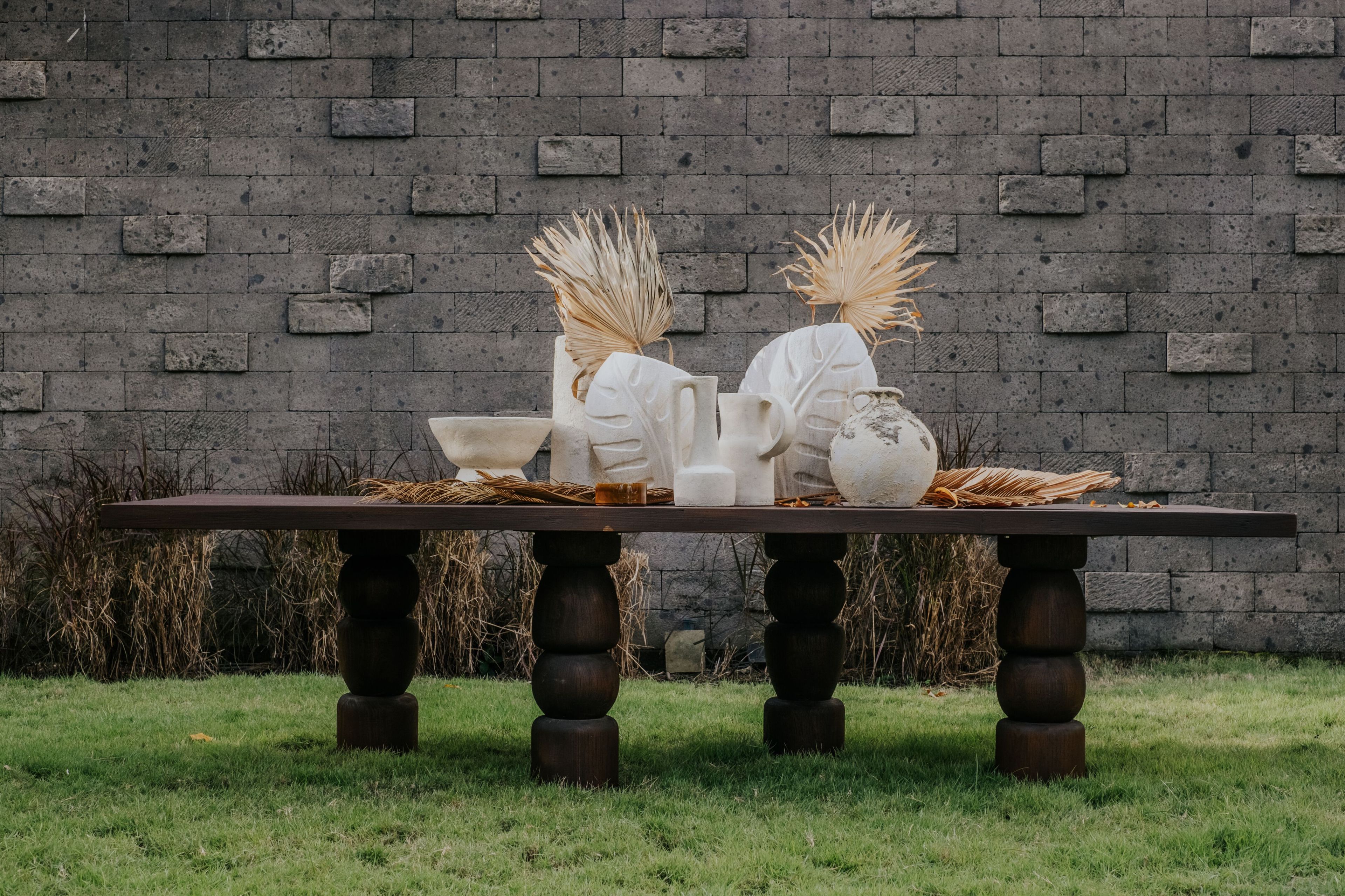 Прямоугольный садовый стол из тикового дерева cbdesign Entasi ARCH-00132538 - Вид №1