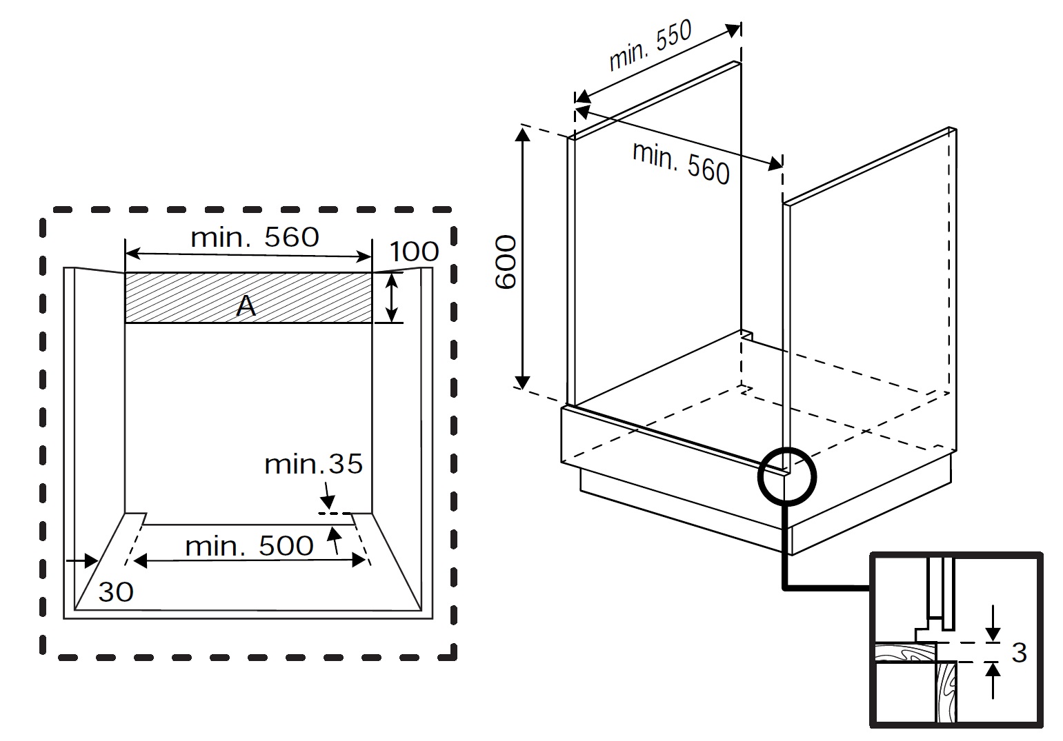 9987781 Электрический духовой шкаф Indesit IFE 4841 J BL черный STDN-0081369 - Вид №10