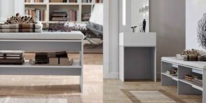 Toscoquattro Скамья для ванной с полками для вещей ELEMENTS серый