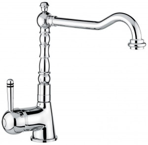 40516BO Смеситель Laguna 40516 для кухни, цвет белый-золото