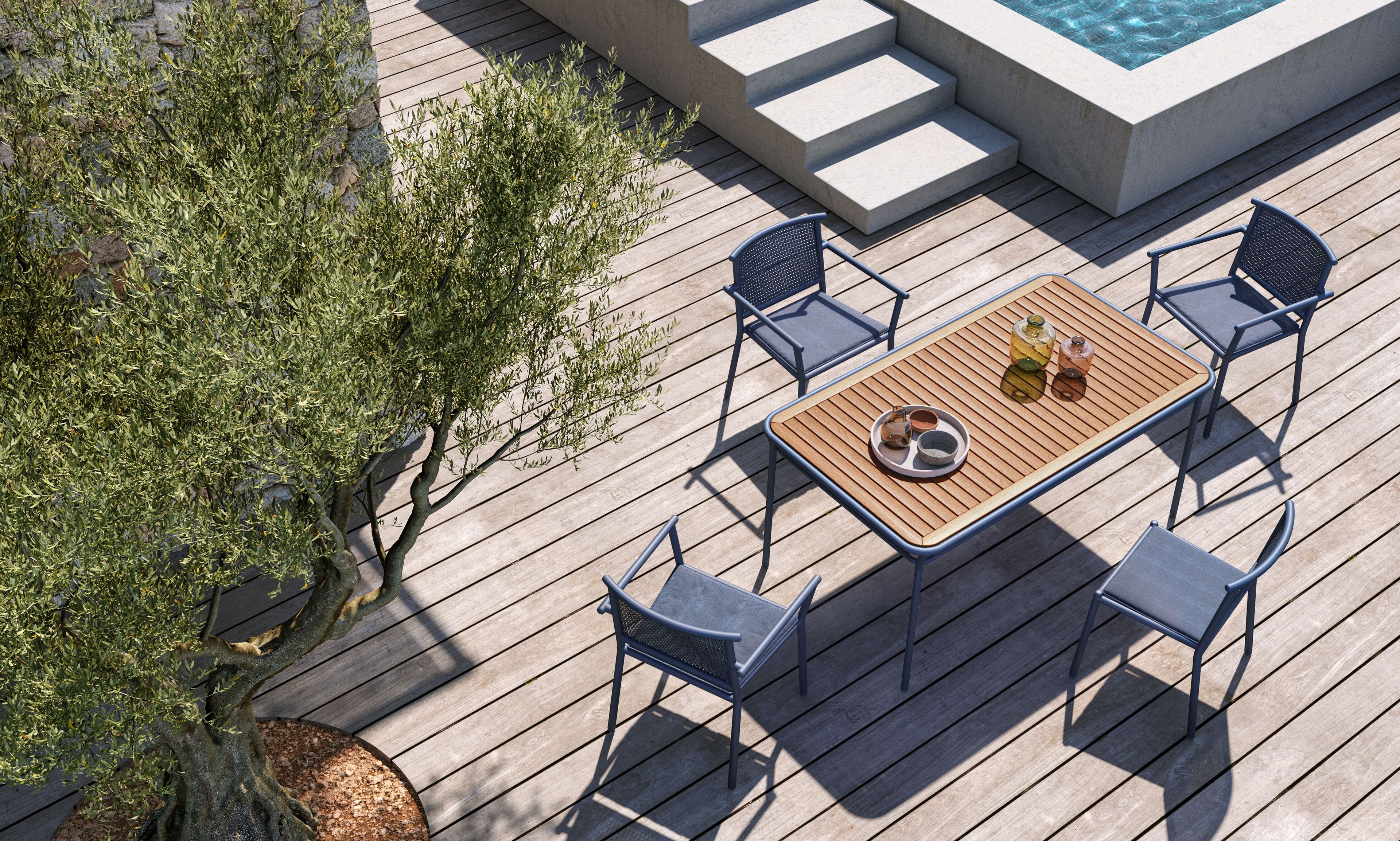 Алюминиевый садовый стул VINEKO Nine Degrees ARCH-00050647 - Вид №1