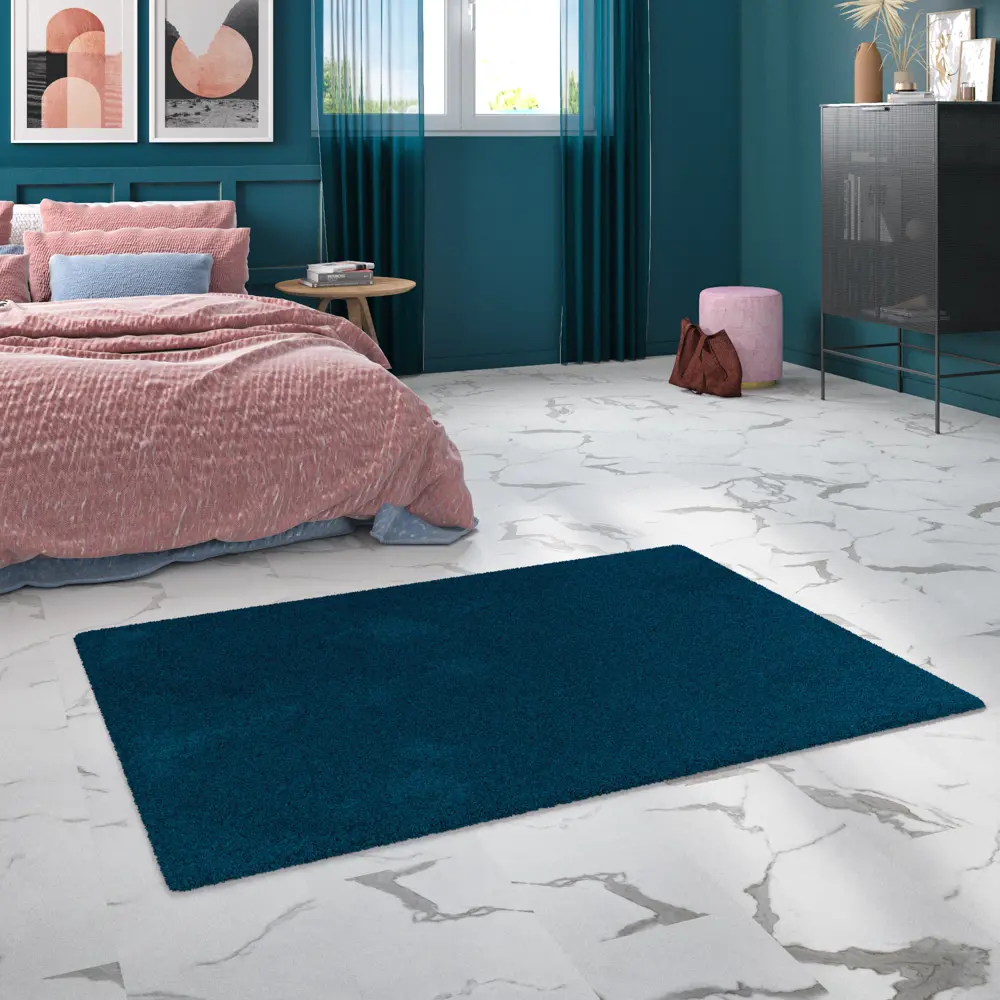 Ковер полиэстер Tony Inspire 60x115 см цвет темно-синий 83206085 STLM-2008250  - Вид №5