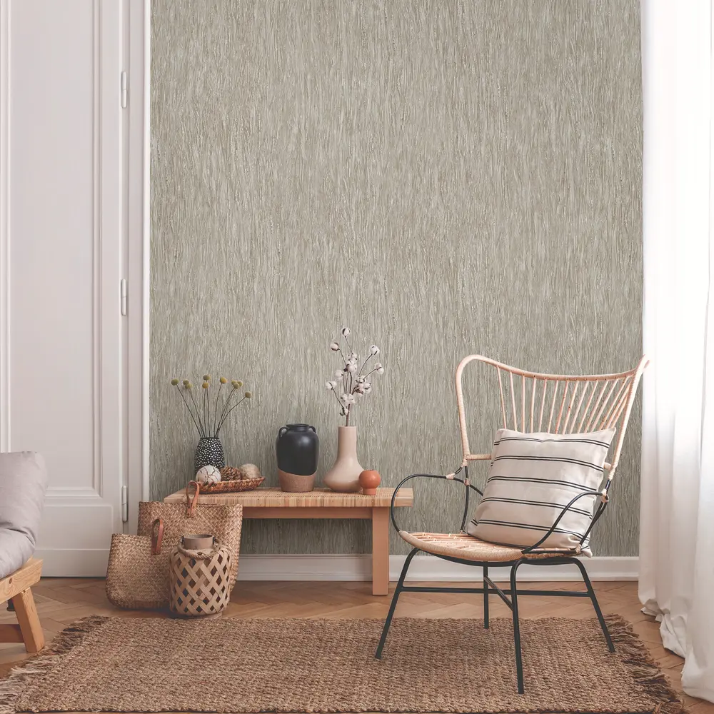 Флизелиновые обои ELYSIUM Рейки с текстурой дерева в коричневых тонах 87769437 Рейки фон STLM-0075666 - Вид №2