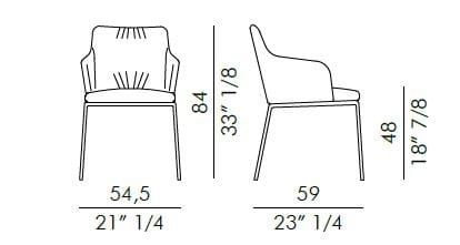 Кожаный мягкий стул EFORMA Max ARCH-00083295 - Вид №5