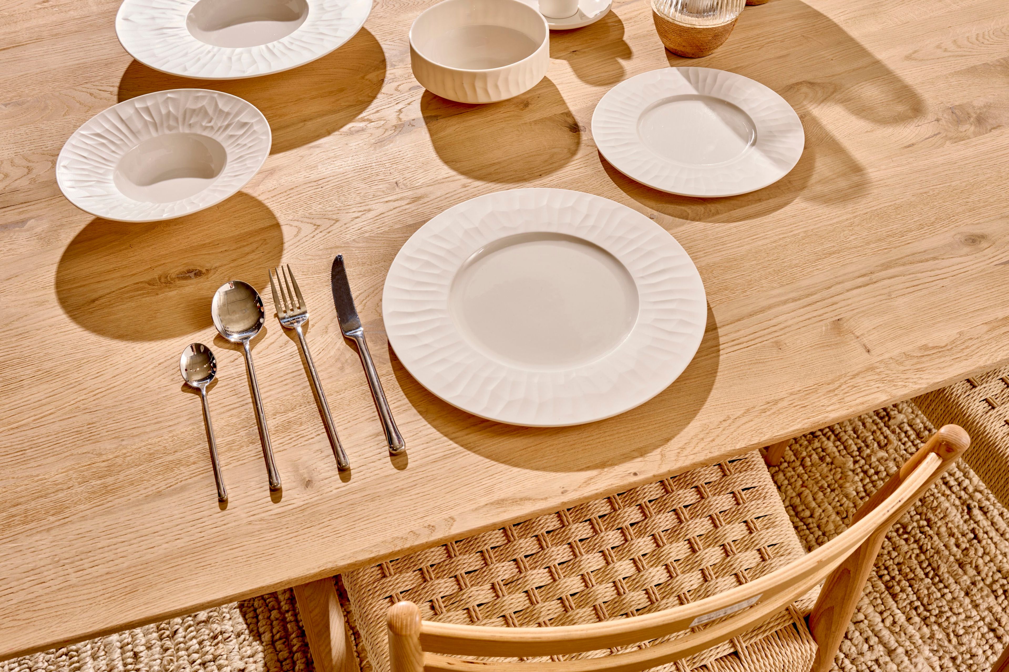 Магниевая фарфоровая круглая десертная тарелка POMAX легкий ARCH-00085411 - Вид №4