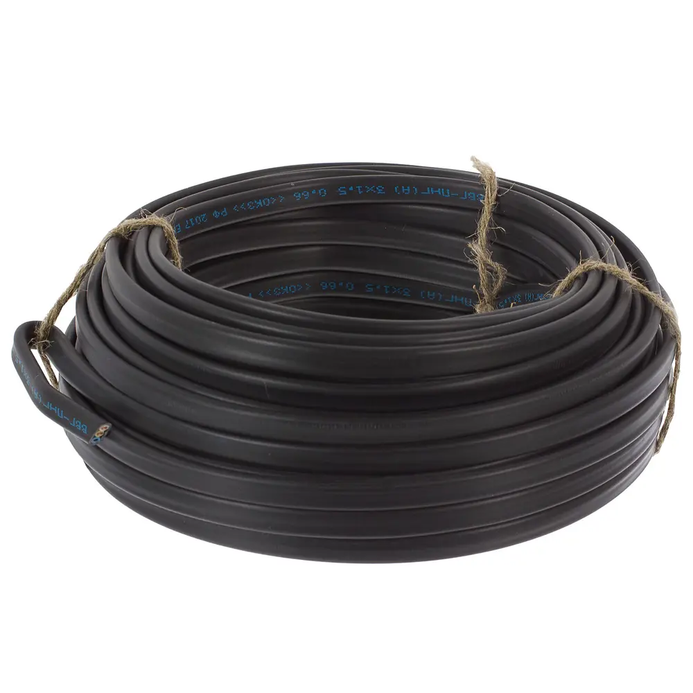 Кабель Камит ВВГпнг(A) 3x1.5 мм 20 м ГОСТ цвет черный STLM-2207011 - Вид №2