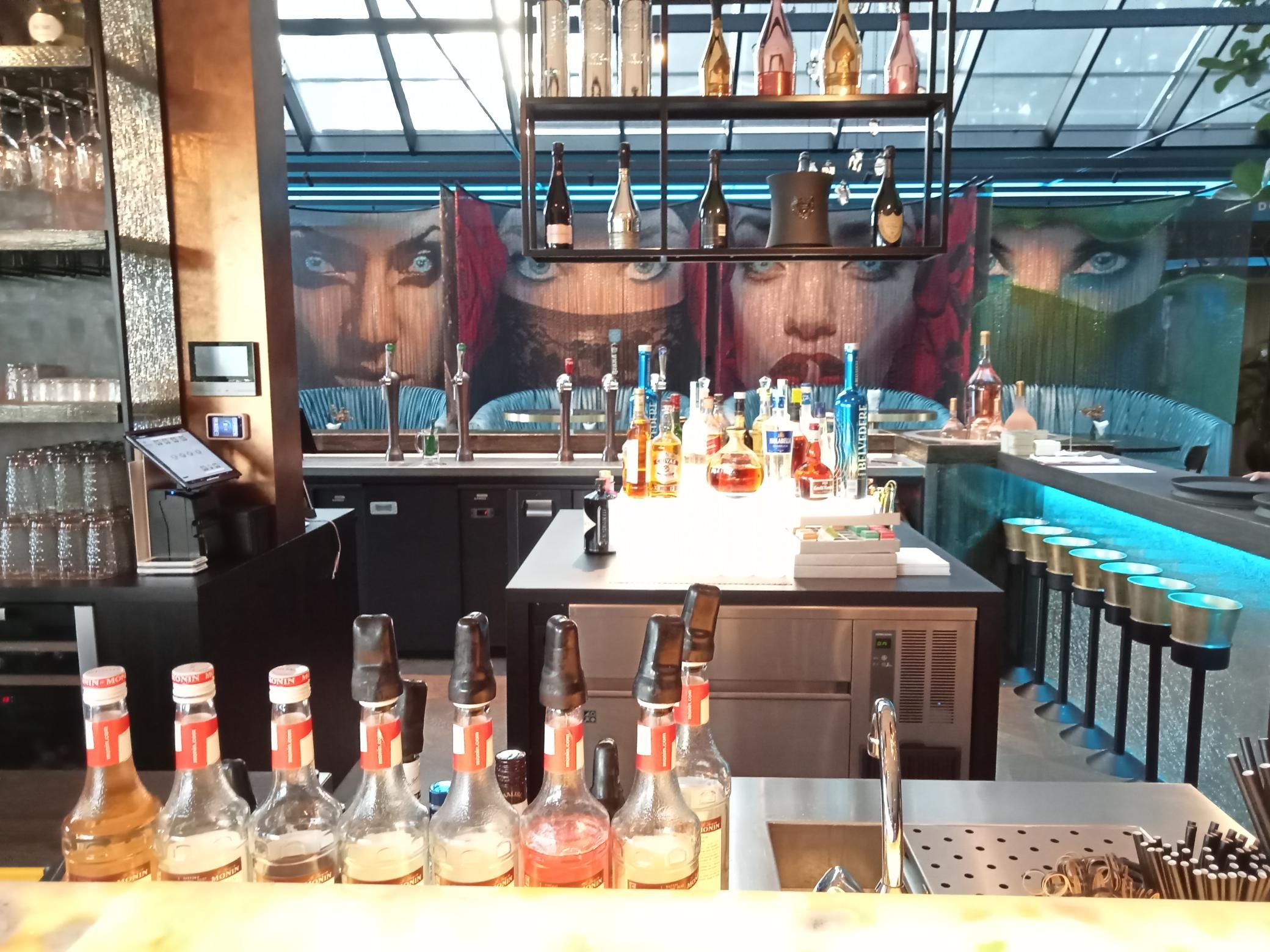 Алюминиевая проволочная палатка Kriskadecor SPACE DIVIDER - RESTAURANT ARCH-00050833 - Вид №23