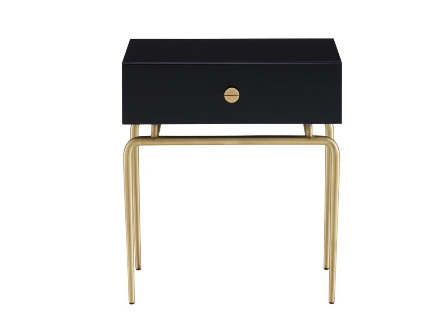 Прямоугольная прикроватная тумбочка из стали и дерева с ящиками Ligne Roset Débourgeoisée ARCH-00104688 - Вид №1