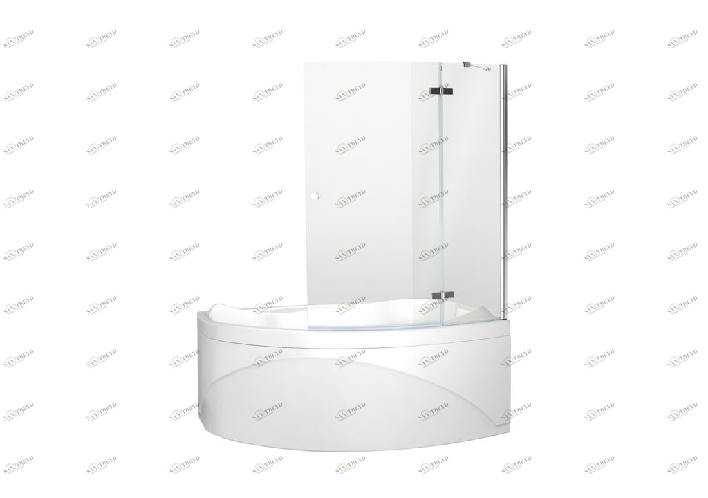 00196062 Душевое ограждения на борт вынны Aquanet Китай BETA