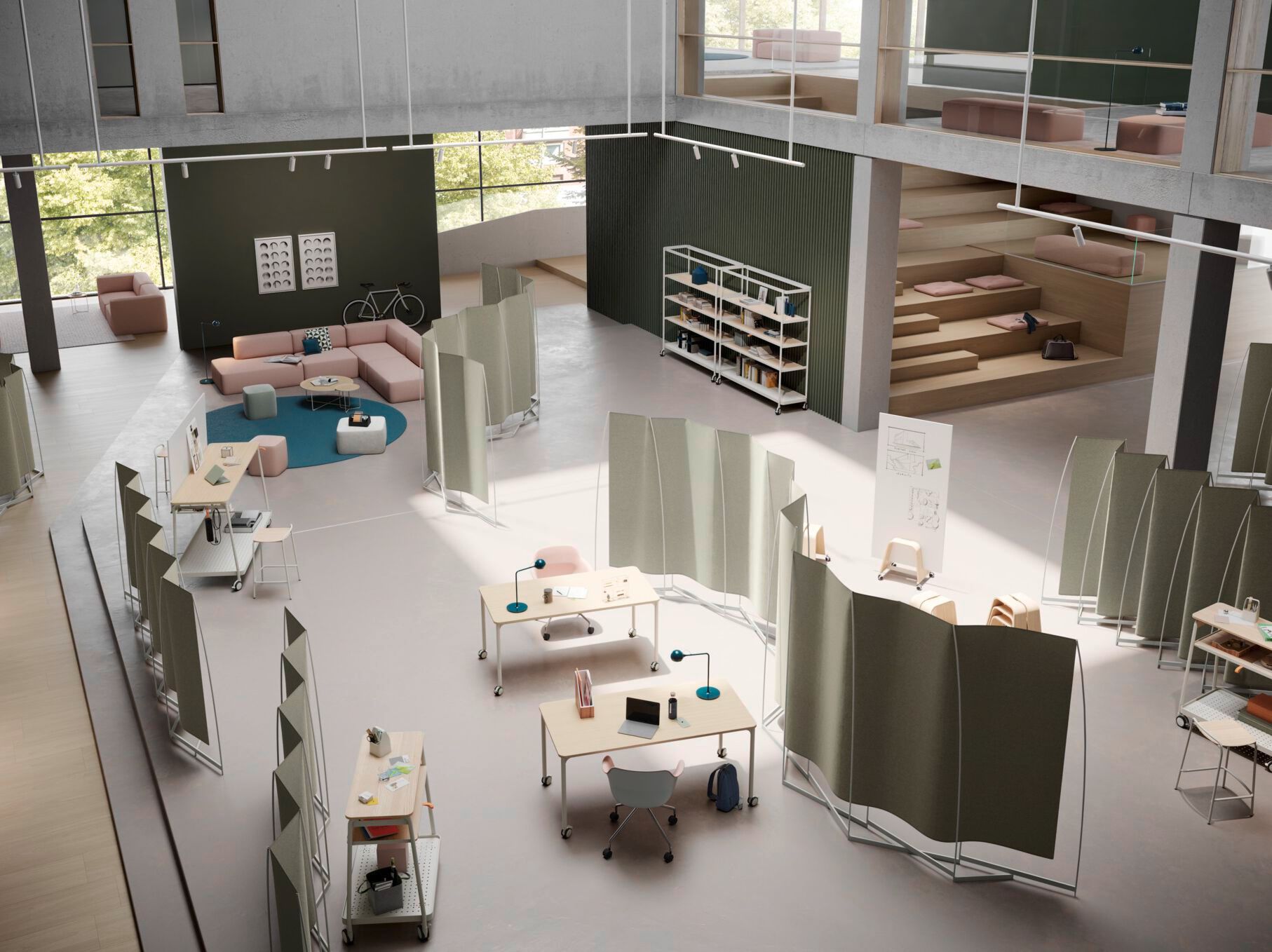 Отдельно стоящая офисная перегородка Brunner foild ARCH-00126232 - Вид №2