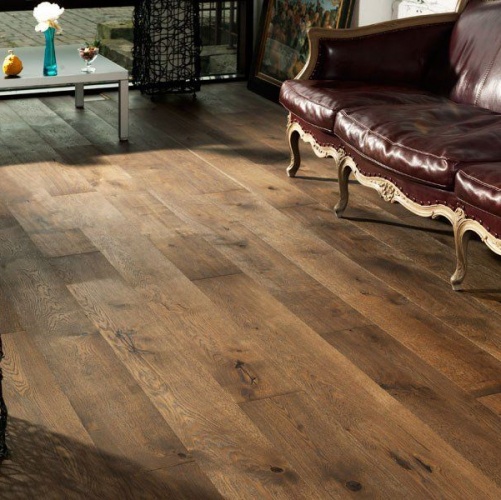 Паркетная доска Coswick Искусство и ремесло Старая Венеция Дуб Рустик (Гладкая) 2100х190 мм 11337921 - Вид №4