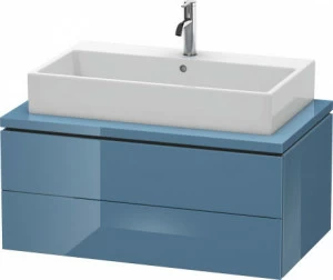 LC581804747 Тумбочка для консоли L-Cube #LC5818 920 x 547 мм Каменно-синий глянцевый лак