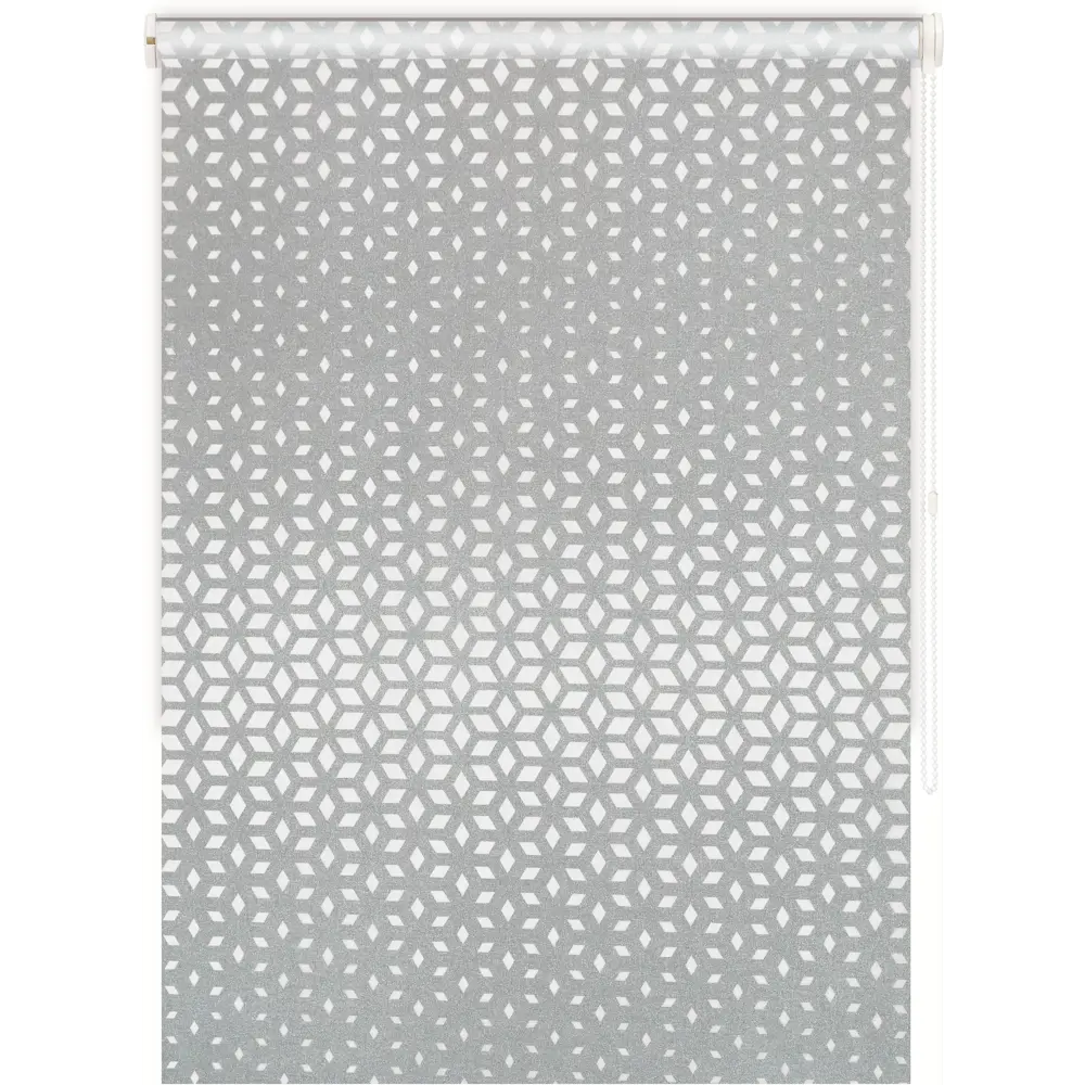 Штора рулонная Мозаика 55x160 см серая MIAMOZA STLM-2169662