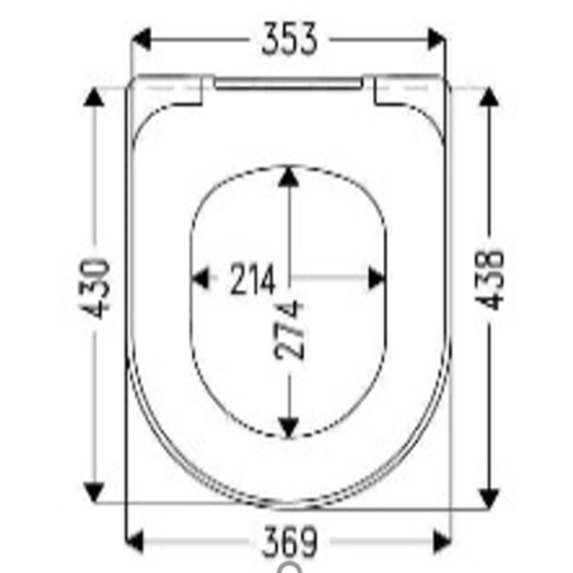 82301580 Сиденье для унитаза Cedo Toscana дюропласт, микролифт, цвет белый Santreyd  - Вид №2