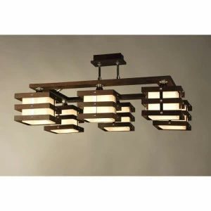 Потолочная люстра Citilux Киото CL133161 CITILUX ДИЗАЙНЕРСКИЕ, КИОТО 182377 Коричневый