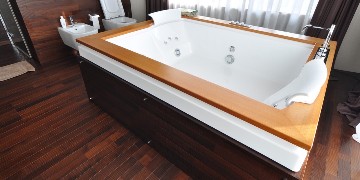 Ванна встроенная с гидромассажем "BASE" Aura Plus 9H43-501 Jacuzzi 9H43501 - Вид №3