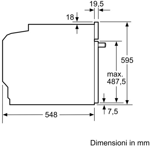 Siemens Комбинированный встроенный пиролитический духовой шкаф Iq700 Hm876g2b6  - Вид №4