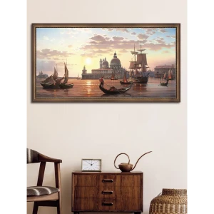 91299828 Картина в раме Grafis-art "Старая Венеция" GRAF 20014/4, 60x120 см STLM-0828106