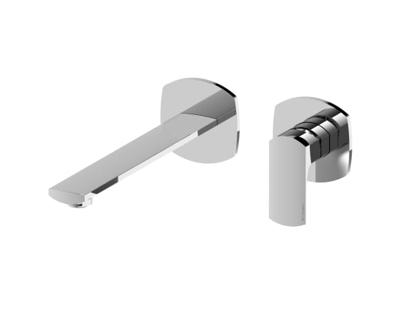 Латунь 2 отверстия настенный однорычажный смеситель для раковины Rubinetterie Treemme Albatros ARCH-00131906 - Вид №2